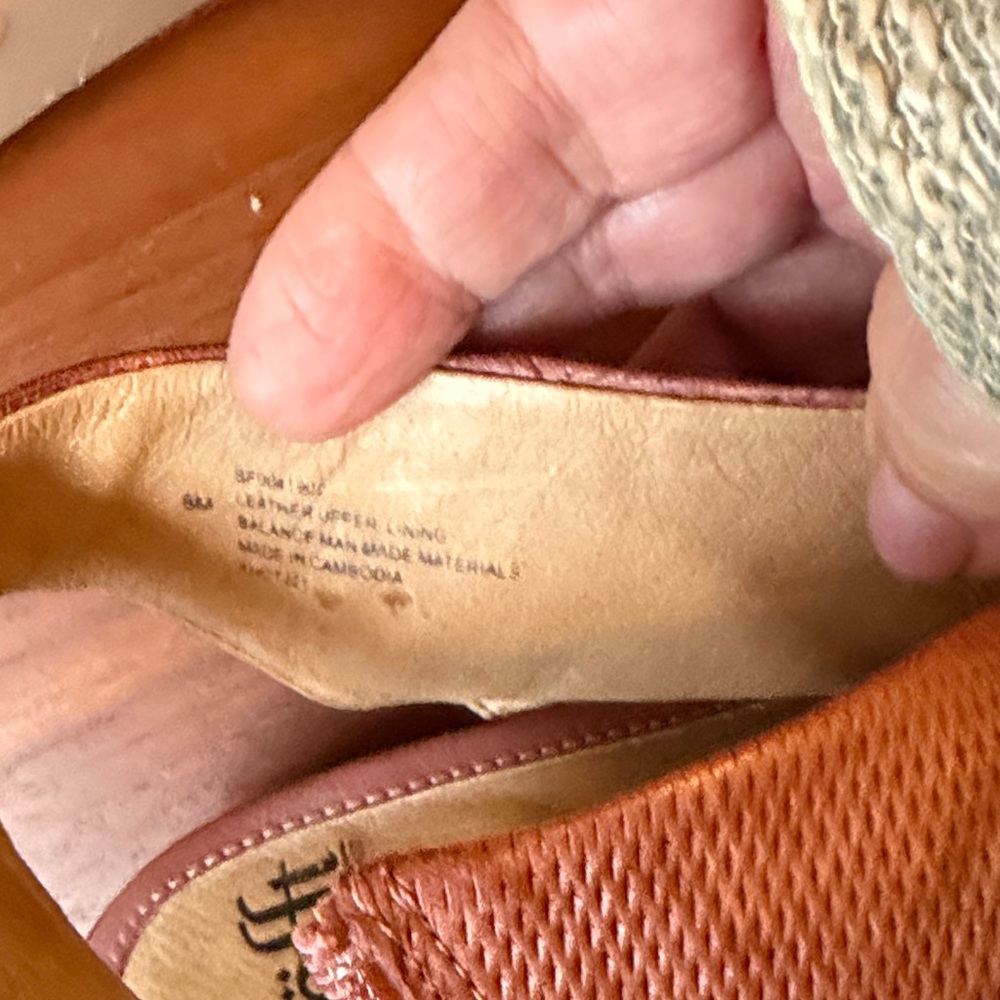 Sale 🌹Sofft Open-Toe Slingback Sandal in Cognac Brown - Picture 7 of 8